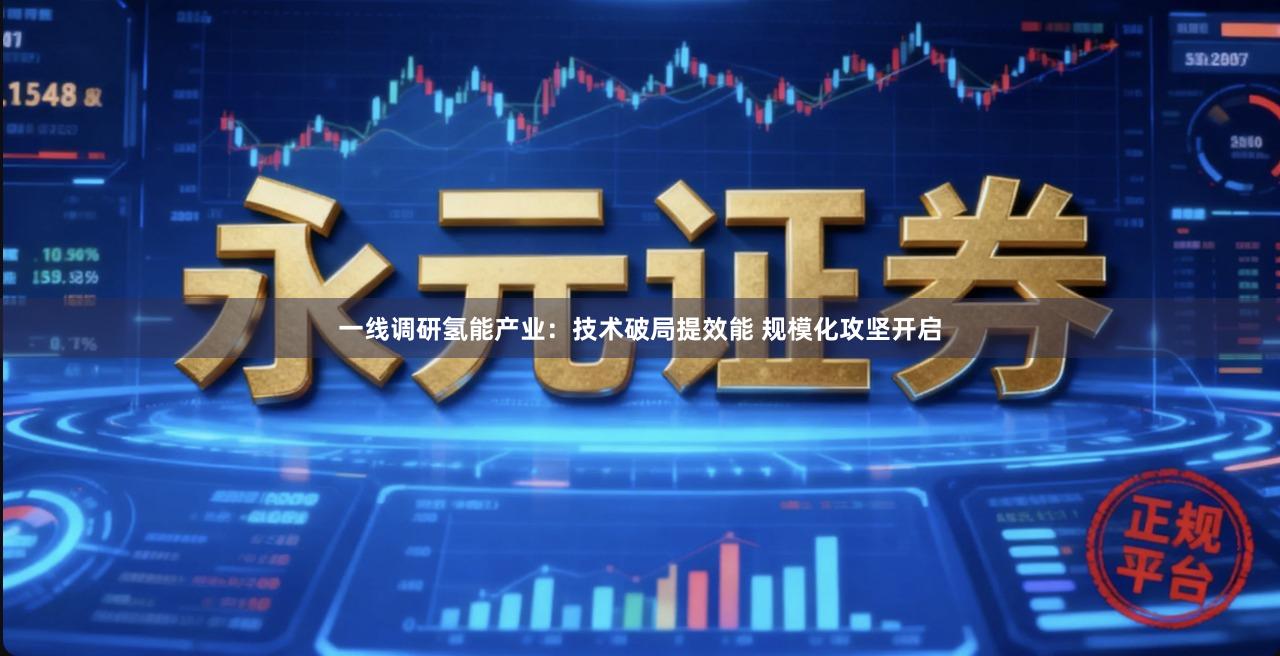 一线调研氢能产业：技术破局提效能 规模化攻坚开启