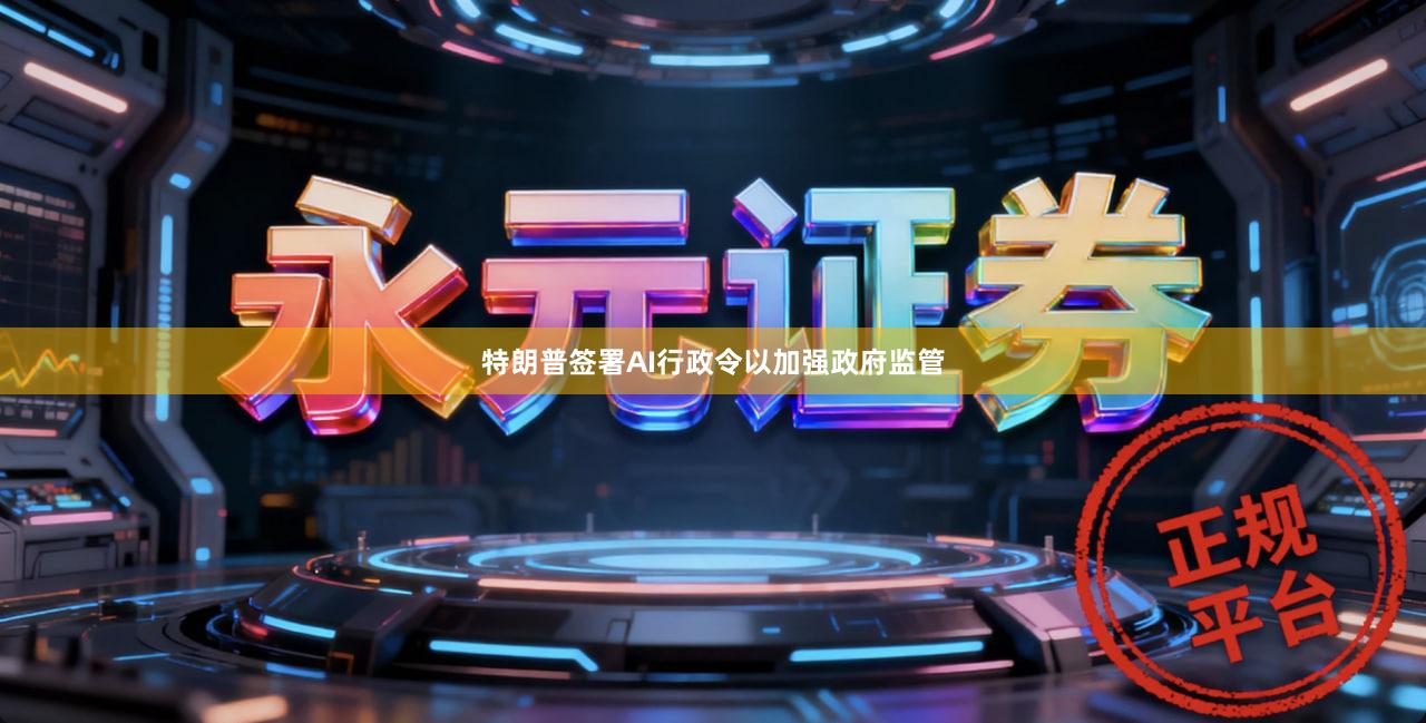 特朗普签署AI行政令以加强政府监管